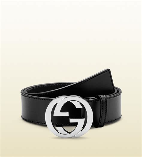 gucci leather belt with interlocking g buckle price|Gucci belt with tiger buckle.